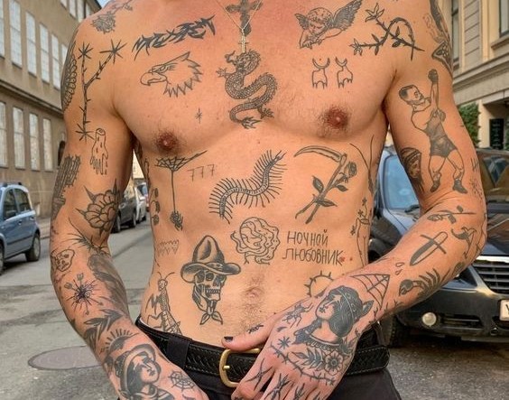 Patchwork Tattoo Ideas, Styles & Sleeve Planning Guide 00d4d5eadd84ce89ed23e64988f5abba