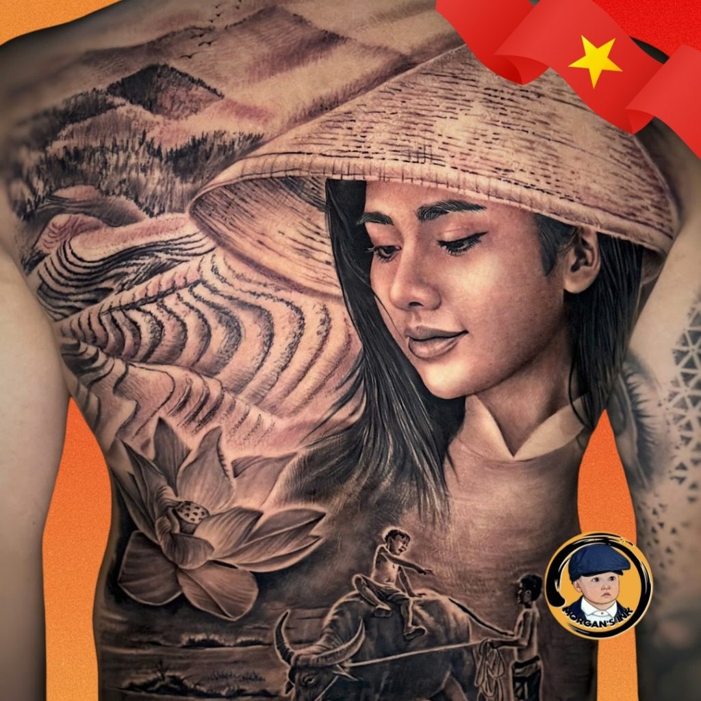 Imported tattoo ink bottles used by professional tattoo artists