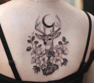 Stag Tattoos (Hình xăm hươu): Ý nghĩa, biểu tượng & thiết kế 173bbed6da4fe2d66609d3a41cc56667 300x300 1
