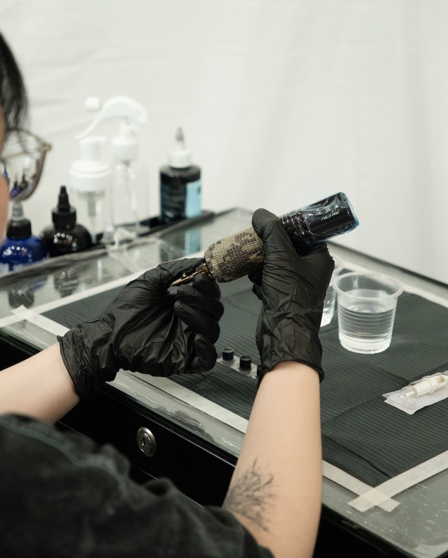 Sterile tattoo process and infection control procedures in Vietnam