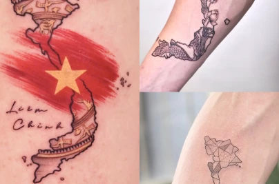 Story-Driven Travel Tattoo Vietnam: Meaningful Ink Guide 1764398214 vietnam map tattoo 1jpg