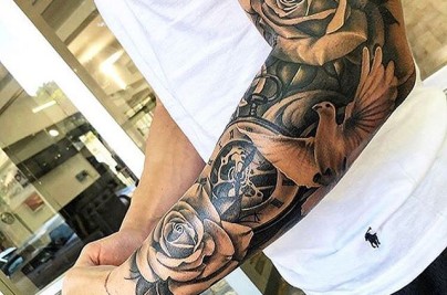 Half Sleeve Tattoo Ideas, Pain, Styles & Expert Guide 5e425011f0d122752433fbc1814179e9