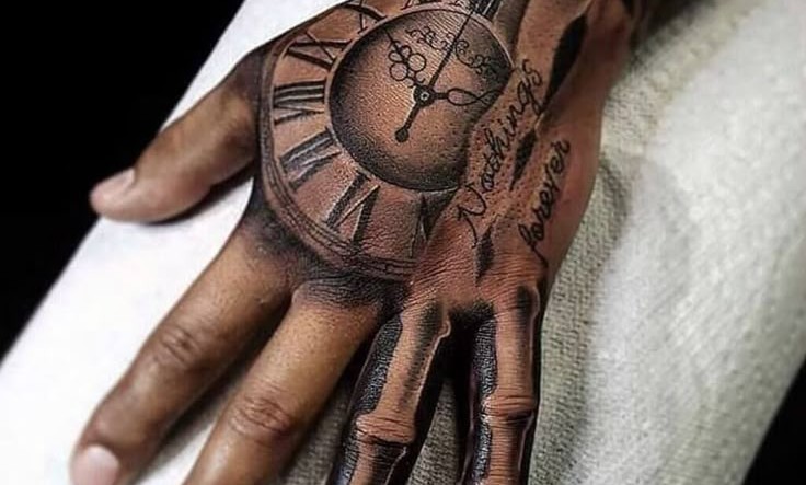 Hand Tattoo Ideas: Stylish Designs, Meanings & Placement Guide 7c4d2b18fb2a48d702fa174b02af0974
