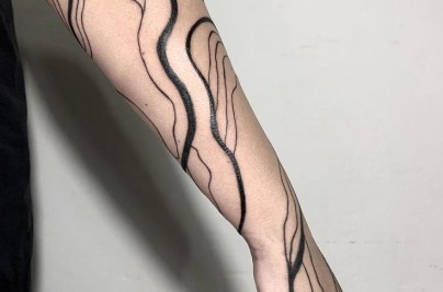 Abstract Tattoo Ideas, Meanings & Design Guide 8ba2783a0bc53d70940a2cd3e34eb13f
