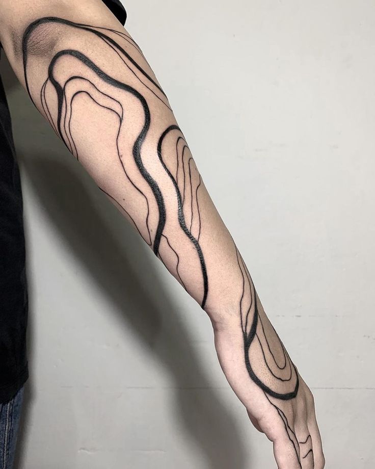 Abstract Tattoo Ideas, Meanings & Design Guide 8ba2783a0bc53d70940a2cd3e34eb13f