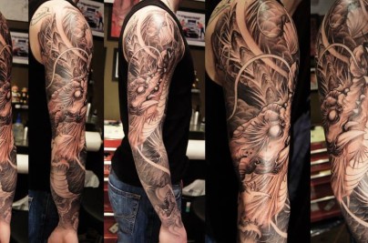 Traditional Asian Sleeve Tattoos: Meaning & Designs Guide Full Sleeve Dragon