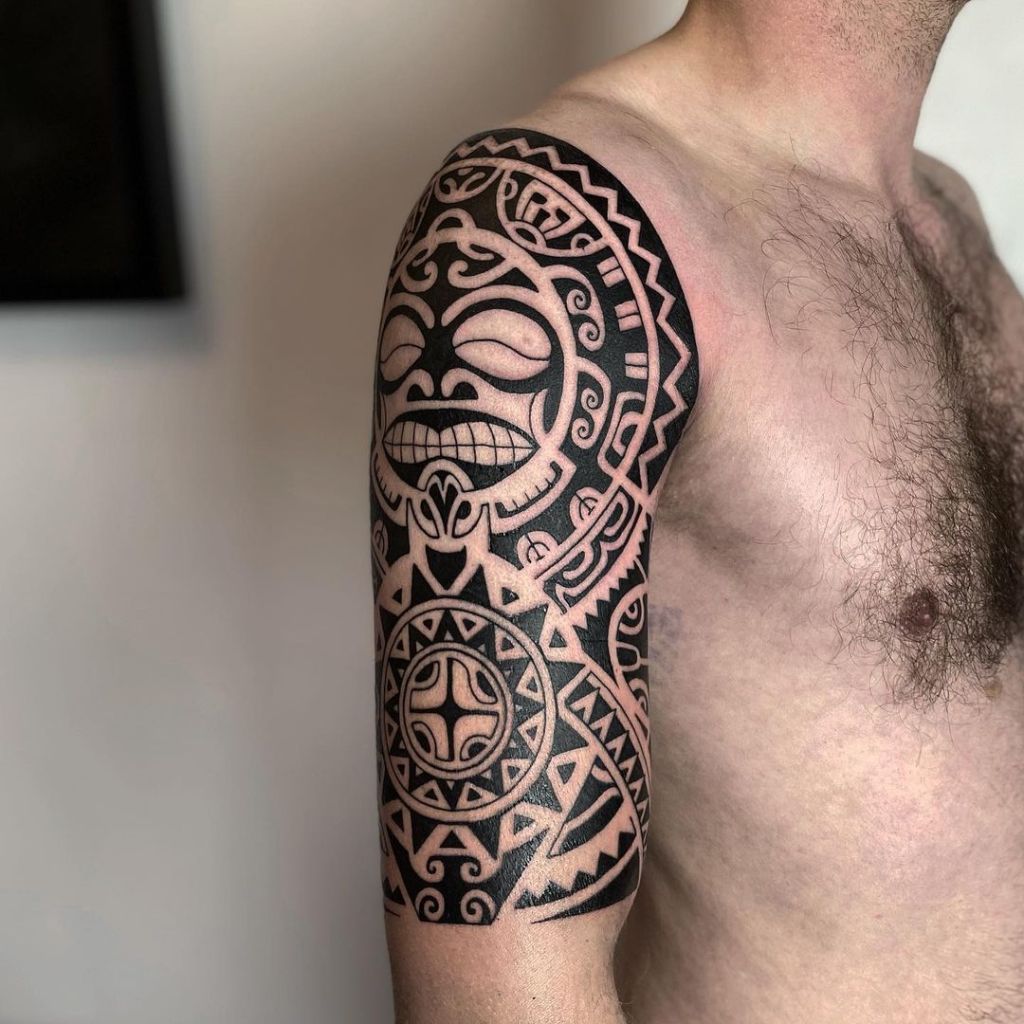 Modern Ta Moko example showing Maori tattoo symbolism