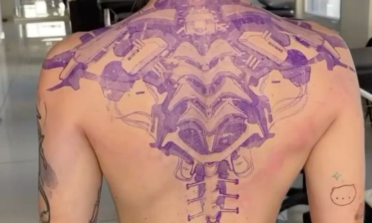 Cyberpunk Tattoo Ideas: Meanings, Designs & Expert Guide a129b2a049420ce1b6760283a258211d