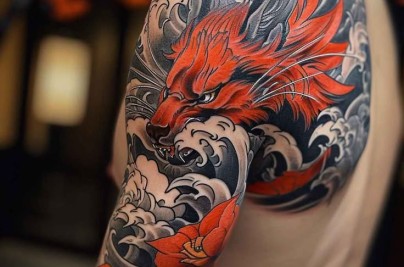 Kitsune Tattoo Meaning, Symbolism & Design Guide acf351b3d65d0f60c58da15fc8357f09
