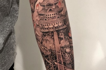 Pagoda Tattoo Meaning, Symbolism & Stunning Design Ideas bonbon