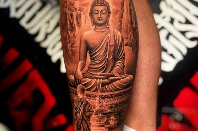 Buddha Tattoo Meaning, Designs & Cultural Significance buddha tattoo 5 800x800