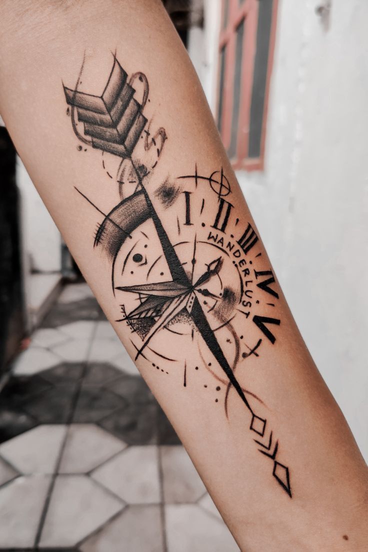 Compass Tattoo Design Meaning, Styles & Ideas Guide 9 Mô tả SEO giàu nghĩa