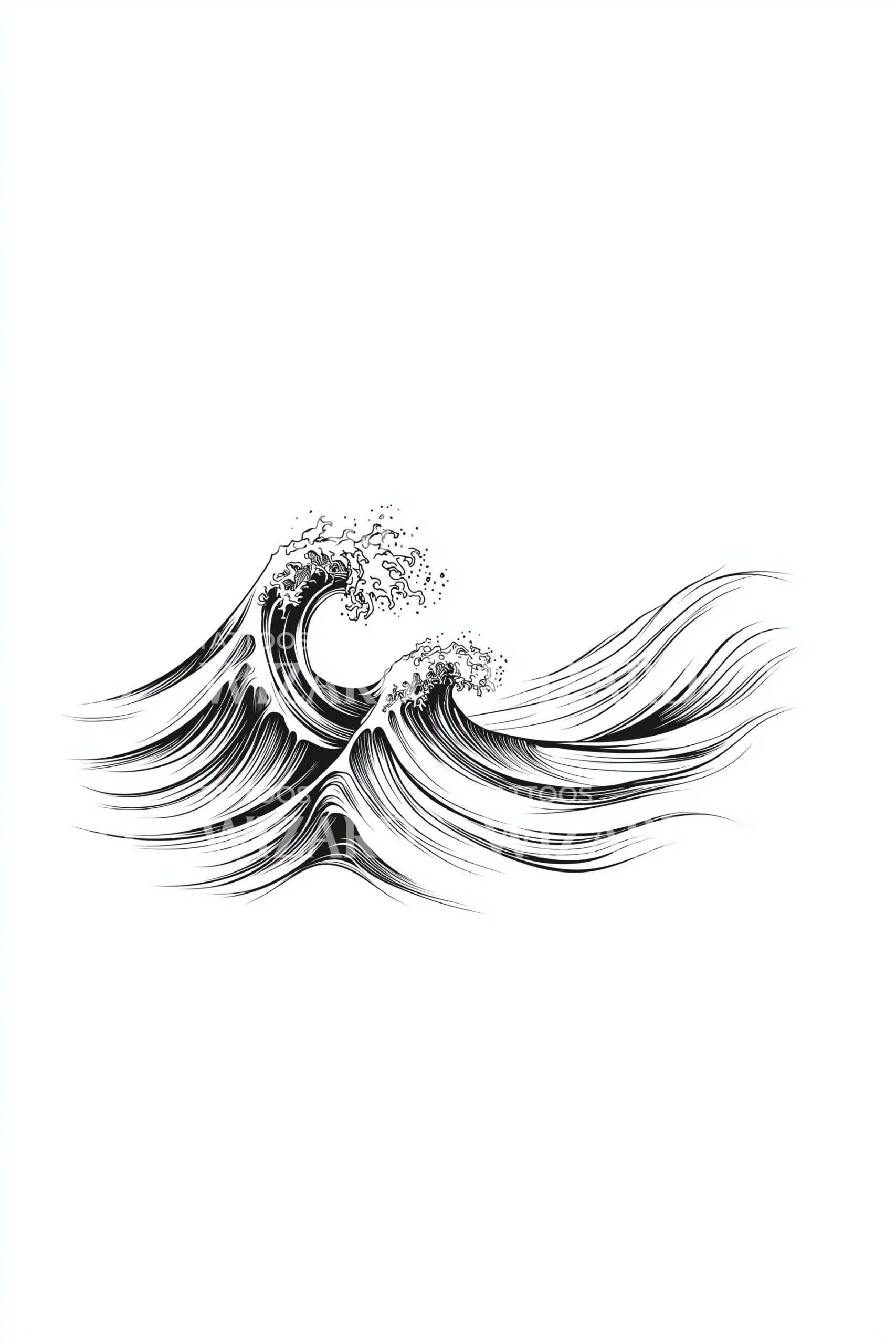 Wave Tattoo Design Meaning, Styles & Expert Guide curling ocean wave tattoo design ocean wave 27 scaled