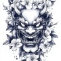 Oni Mask Tattoo Meaning, Symbolism & Best Design Ideas