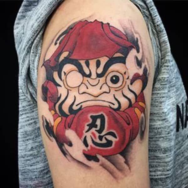 Hình Xăm Búp Bê May Mắn Daruma: Ý Nghĩa, May Mắn Và Thành Công hinh xam bup be may man daruma