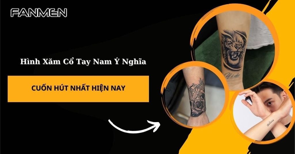 Hình xăm cổ tay nam ý nghĩa và cá tính