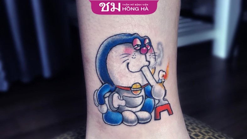 Hình Xăm Doraemon: Ý Nghĩa, Nguồn Gốc & Góc Nhìn Chuyên Gia Tattoo Anime hinh xam doraemon