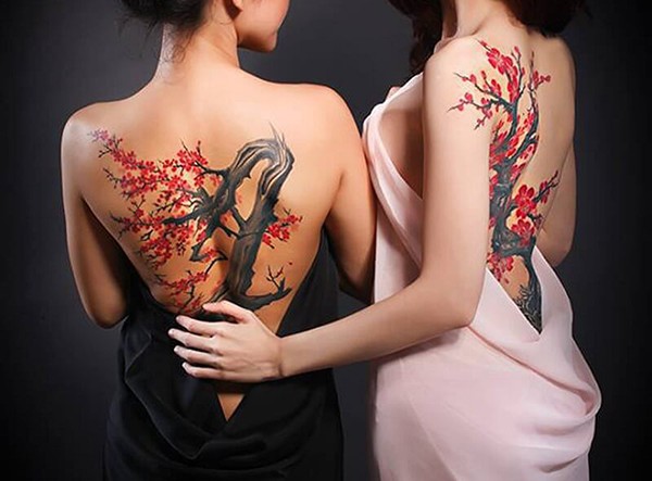 Ý nghĩa của hình xăm hoa anh đào: Biểu tượng sâu sắc trong nghệ thuật tattoo Nhật Bản hinh xam hoa anh dao dep nhat