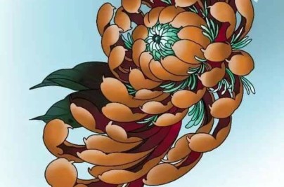 Ý nghĩa hình xăm hoa cúc (Chrysanthemum Tattoo): Biểu tượng, văn hóa và chiều sâu tinh thần hoa cuc1