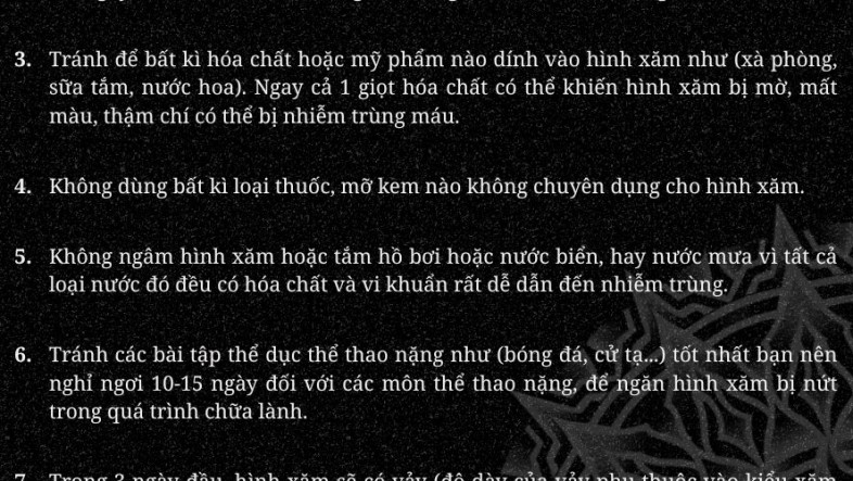 Hướng Dẫn Chăm Sóc Hình Xăm Sau Khi Xăm Chuẩn Y Khoa huong dan cham soc sau khi xam