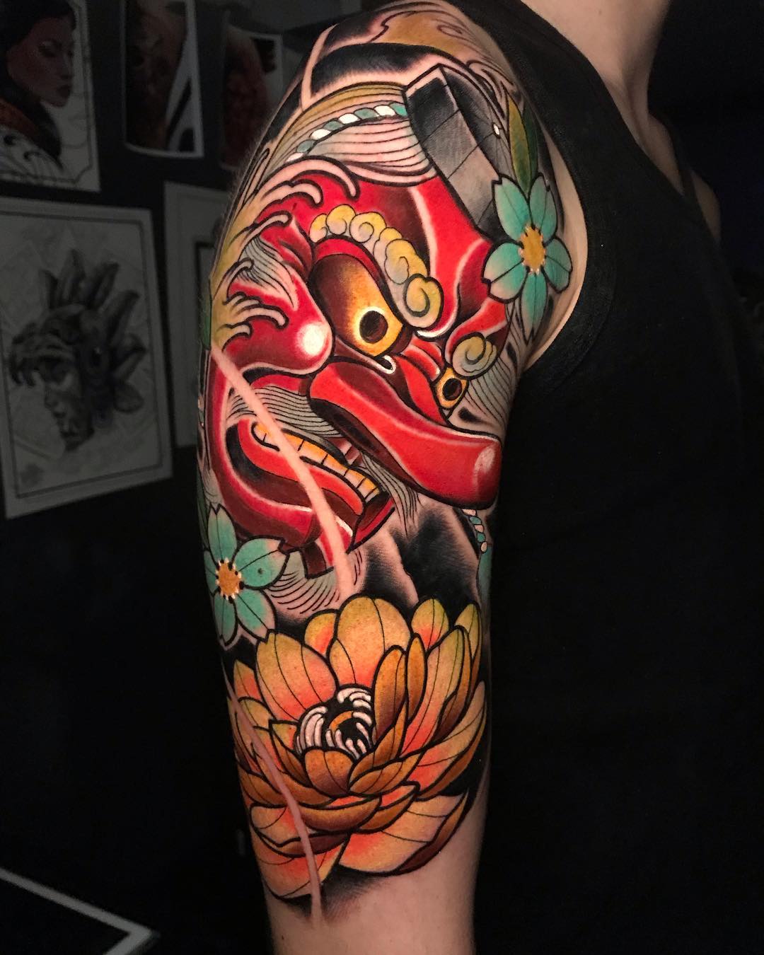 Nghệ thuật xăm Irezumi: Kỹ thuật cổ xưa và tinh hoa Nhật Bản 7 Biểu tượng cá koi và rồng trong nghệ thuật xăm Nhật Bản