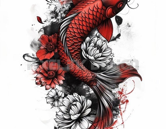 Koi Fish Tattoo Meaning, Symbolism & Design Ideas Guide il 570xN.5660545578 ef5j