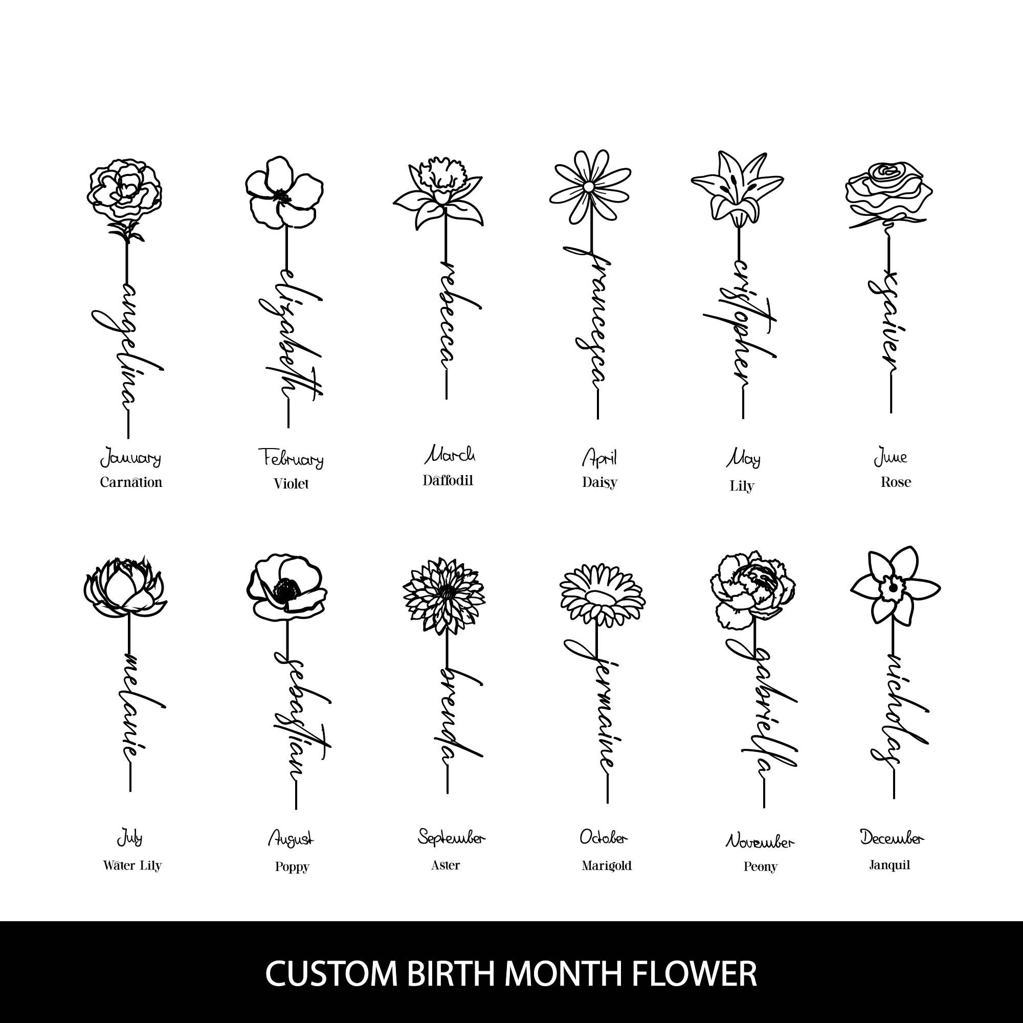 Birth Flower Tattoo Meaning, Ideas & Symbolism Guide 5 Mô tả SEO giàu floral tattoo inspiration design