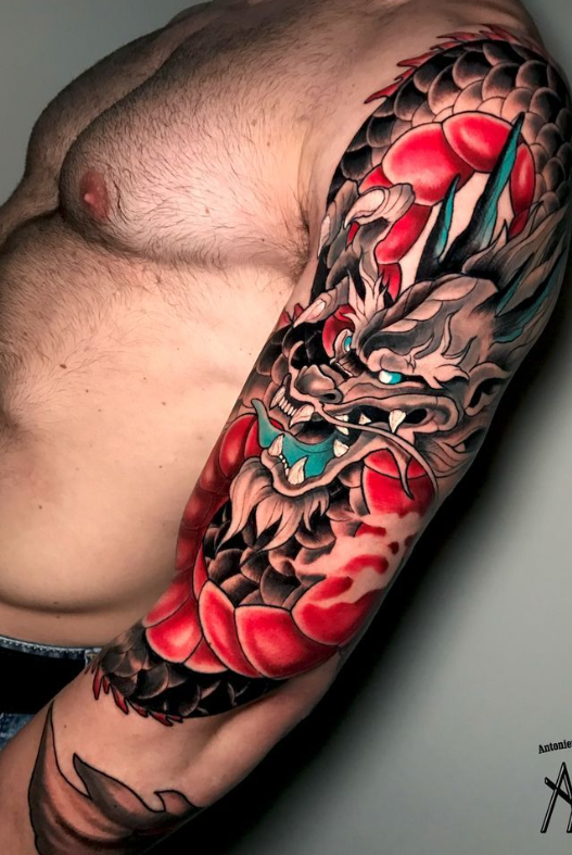 Dragon Tattoo Meaning: Symbolism, Japanese Designs & Ideas image 67