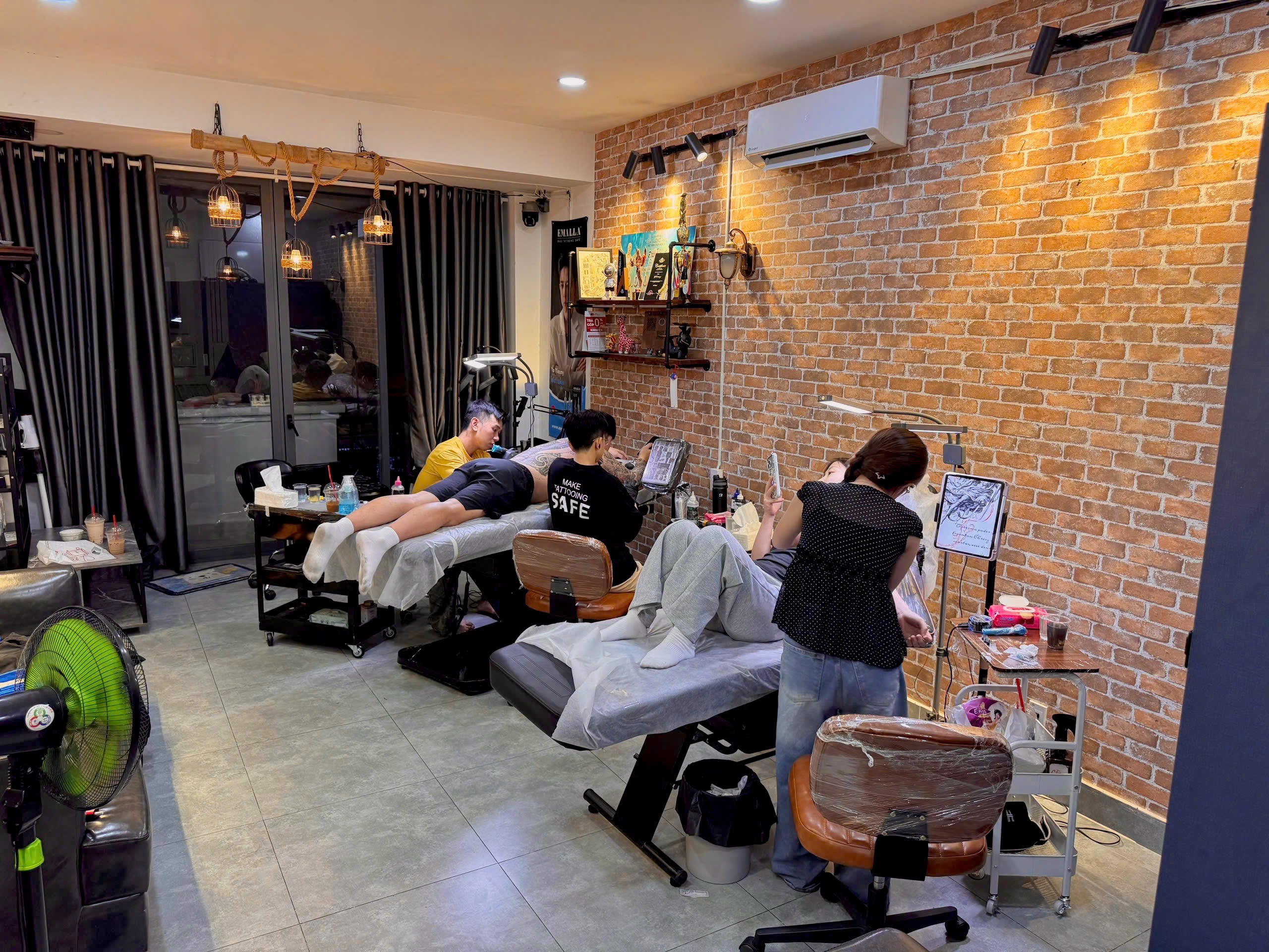 Hygienic Tattoo Studio Saigon: Safe, Sterile & Professional 8 Professional tattoo artist following hygienic tattooing procedures in Saigon
