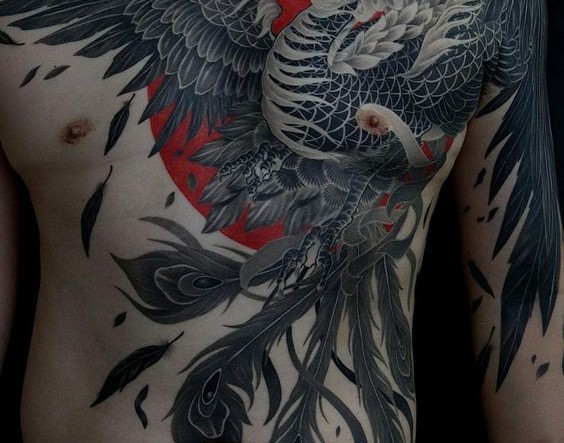 Asian Phoenix Tattoo Symbolism: Meaning, Culture & Designs Explained japanese phoenix tattoo 4
