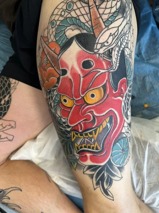 Japanese Hannya Mask Tattoo Meaning Explained japanesehannyatattoosandiego