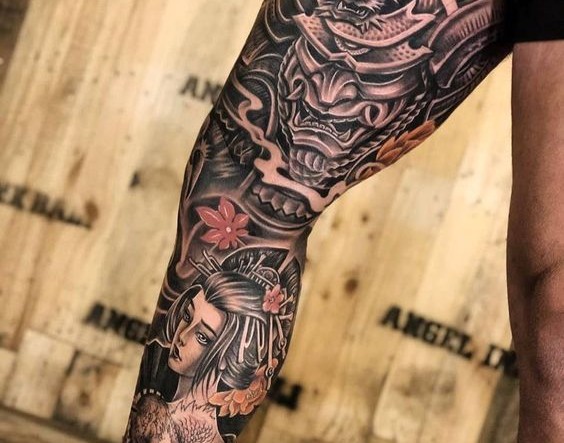 Leg Sleeve Tattoo Guide: Designs, Pain, Cost & Expert Planning mens leg sleeve tattoo