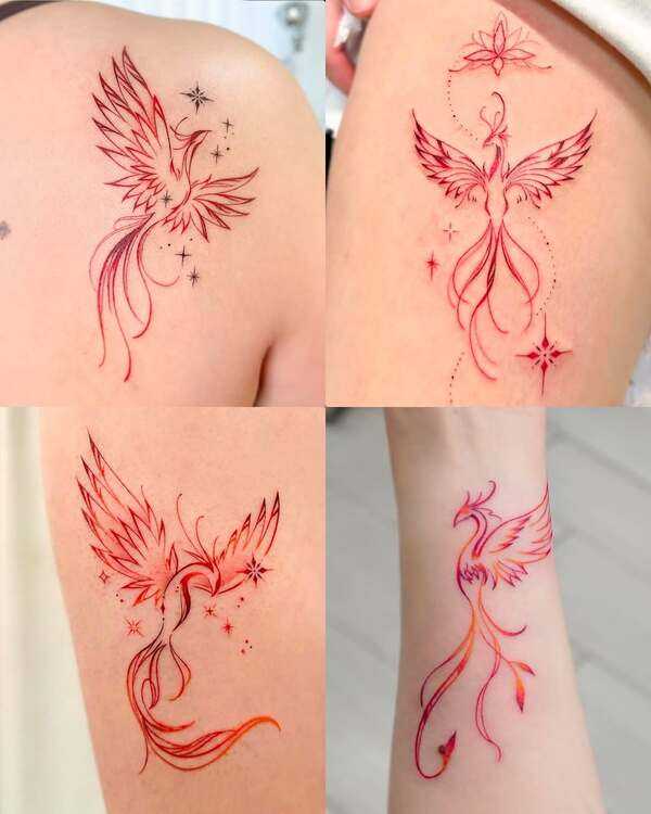 Phoenix Tattoo Meaning, Designs & Best Placement Ideas phoenix tattoo designs