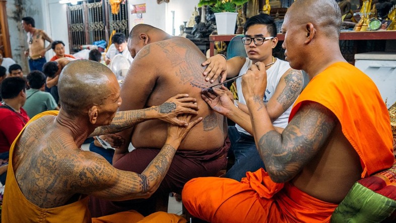 Traditional Thai Tattoos: Sacred Sak Yant History & Meaning sak yant tattoos thailand