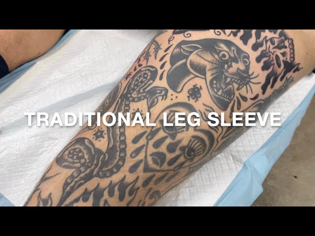 Bold Traditional Leg Tattoo Ideas, Meaning & Guide 6 Mô tả SEO giàu ngữ nghĩa