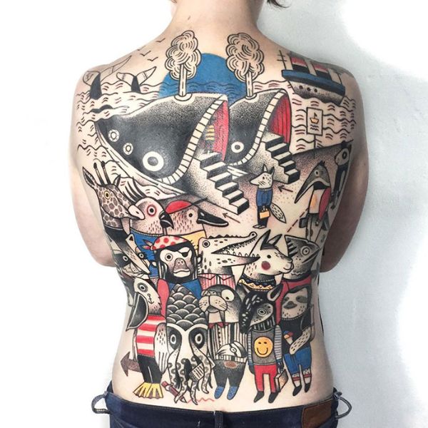 Hình Xăm Kín Lưng Đẹp: Ý Tưởng Thiết Kế Và Ý Nghĩa 2026 tattoo kin lung