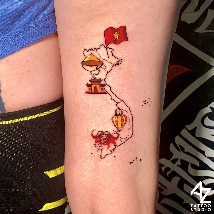 Travel Insurance Tattoo Vietnam: What Is Actually Covered? 6 Professional tattoo studio in Hanoi with hygiene standards