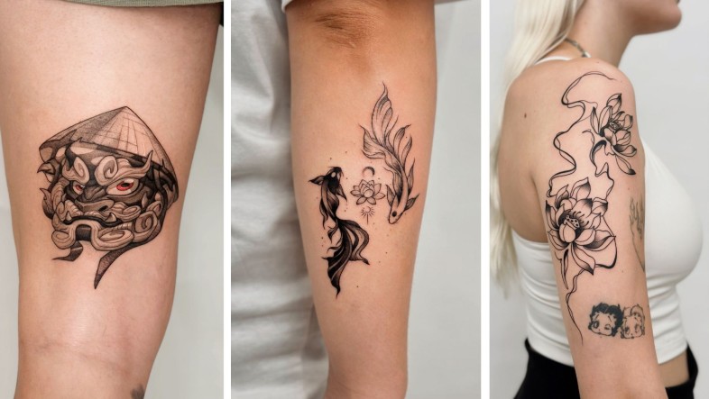 Vietnamese Daily Life Micro Realism Tattoo Guide: Meaning, Ideas & Art Style vietnamese traditional tattoos 17