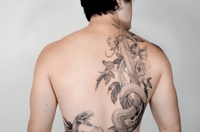 Fine Line Asian Art Tattoo: Meaning, Style & Designs Explained woohwa tattoos 04