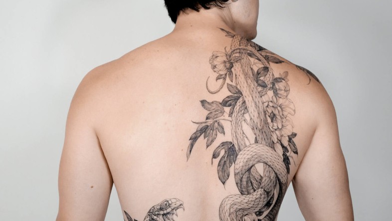 Fine Line Asian Art Tattoo: Meaning, Style & Designs Explained woohwa tattoos 04