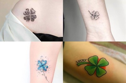 Hình Xăm Cỏ 4 Lá: Ý Nghĩa, Biểu Tượng May Mắn & Những Mẫu Đẹp Nhất y nghia cua hinh xam co 4 la